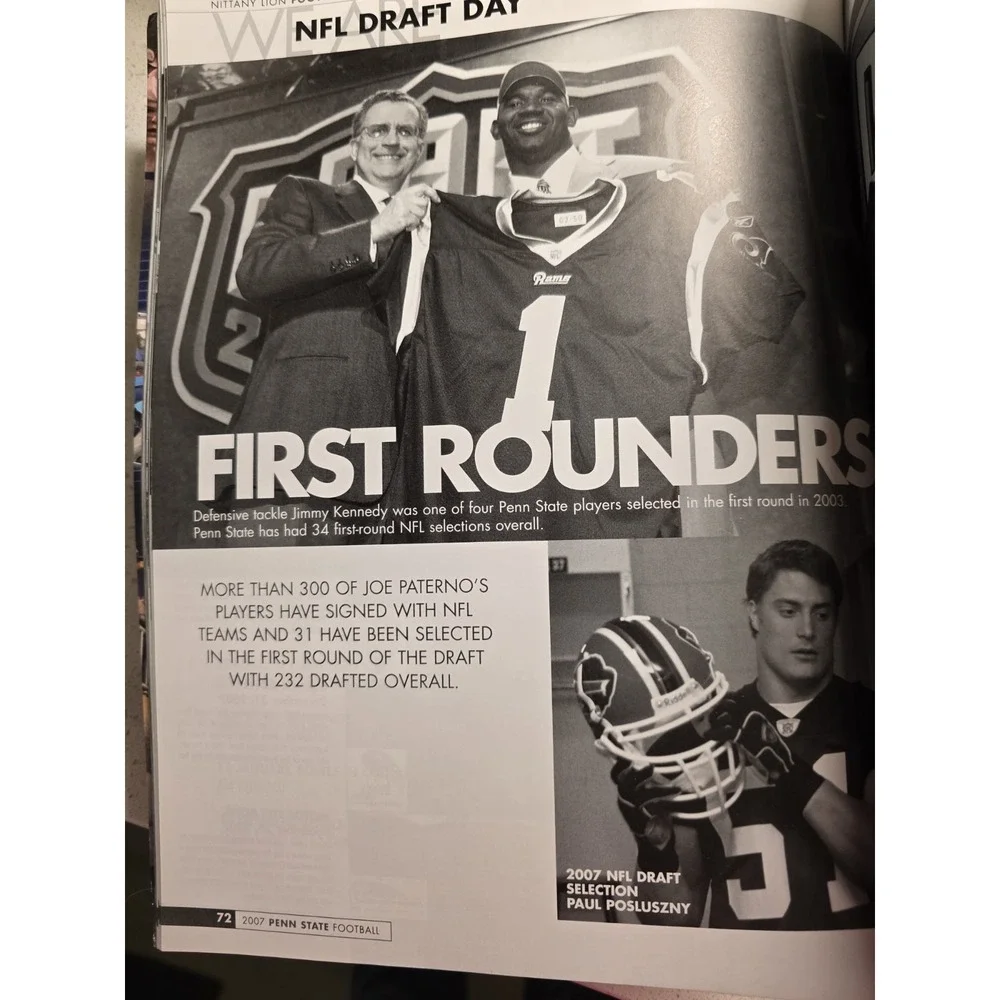 Vtg Penn State Nittany Lions 2007 Football Yearbook